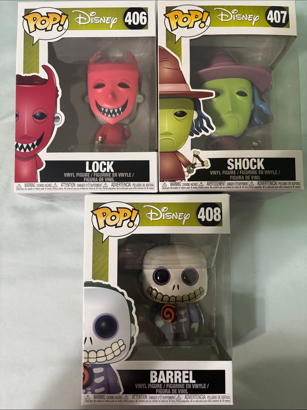 NIB Disney’s Nightmare before Christmas Funko Pop Lot.